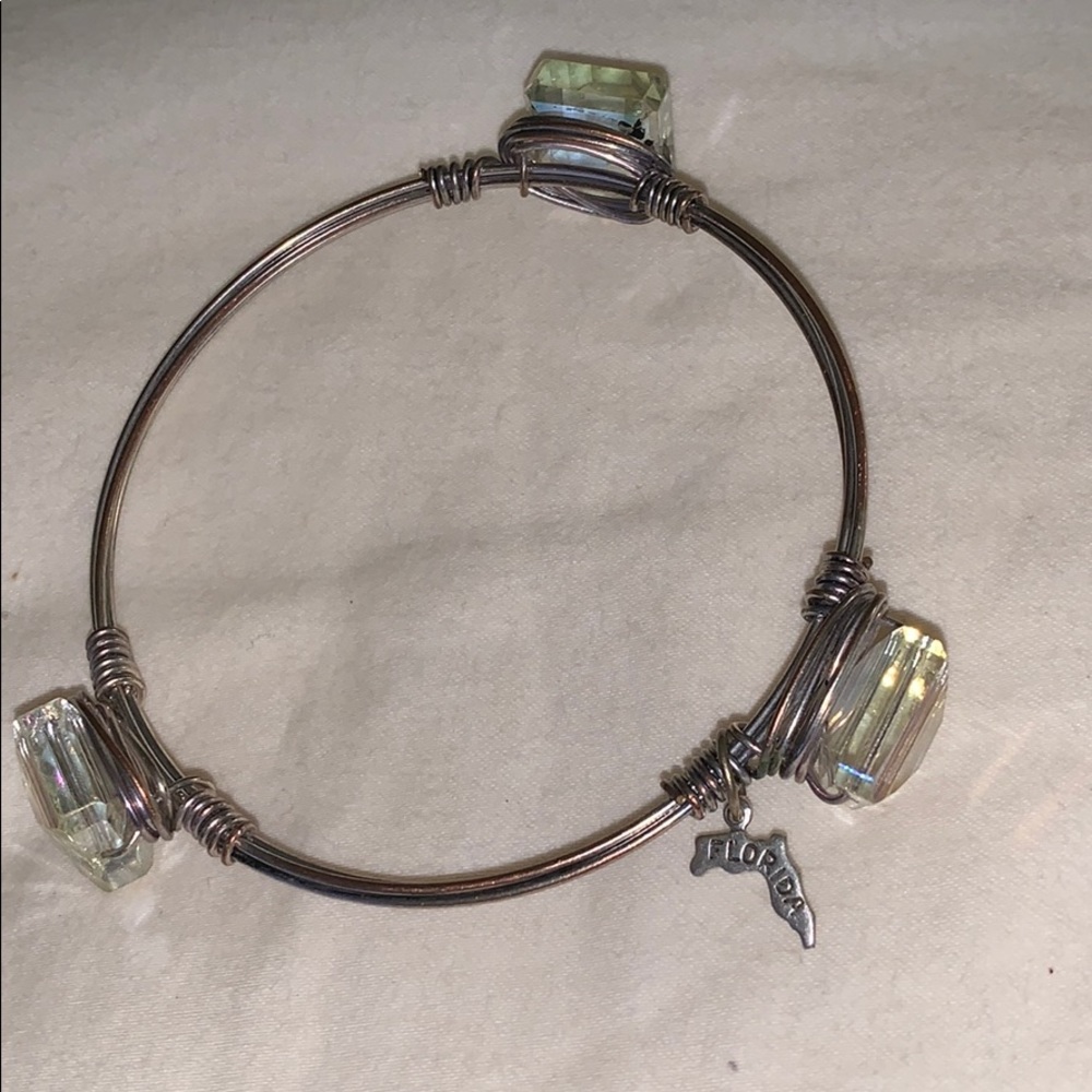 Bourbon and Bowties inspired Bangle Bracelet